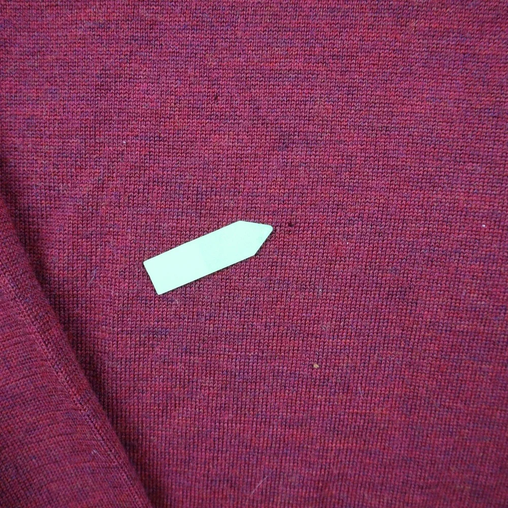 Linea Uomo Sweater Mens XL Fine Merino Wool Crewneck Red Made in Italy Knit